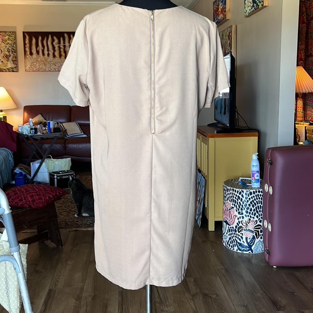 Lulus Beige Shift - Picture 3 of 4